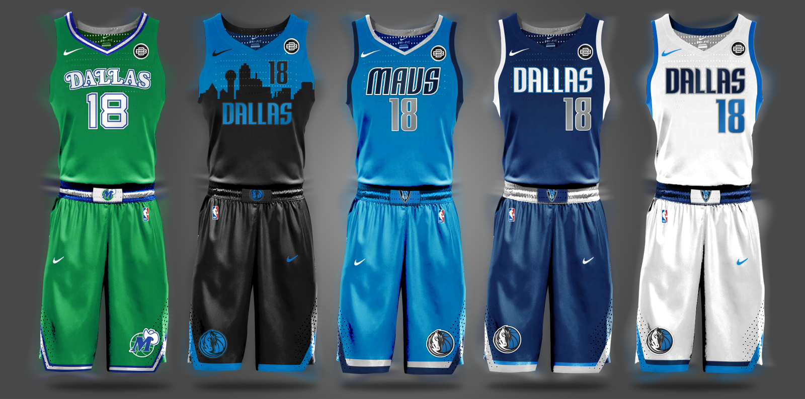 Mavericks Uniform 45