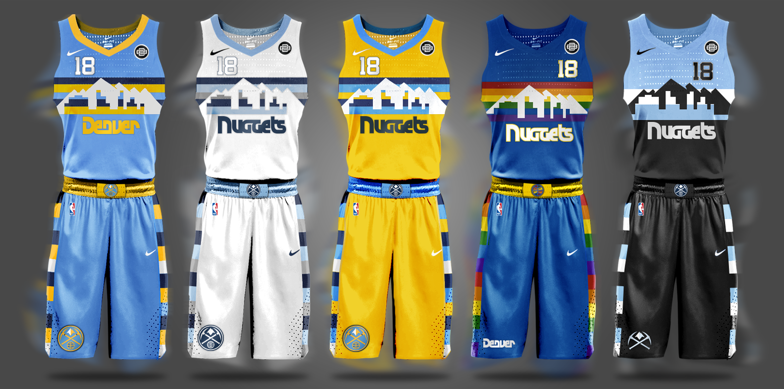 basketball jersey nuggets