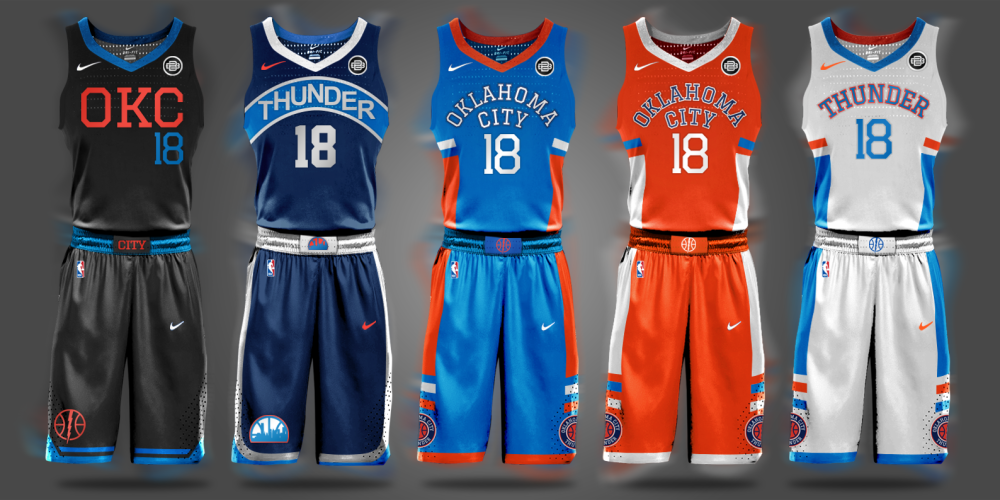 OKC Thunder Oklahoma City Thunder Russell Westbrook NBA Draft MVP Nike