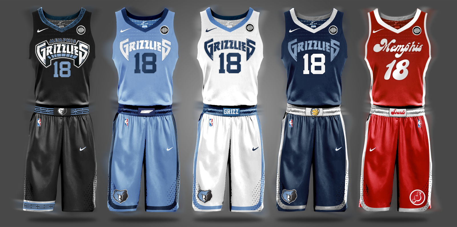 nba jersey grizzlies