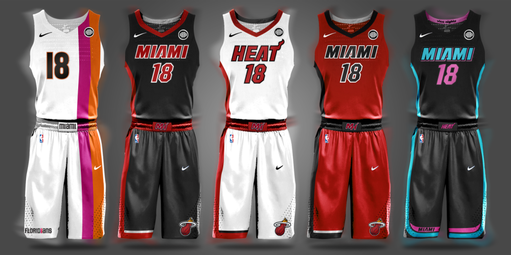 all miami heat vice jerseys