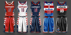 washington wizards uniforms